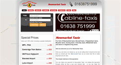 Desktop Screenshot of newmarket-taxis.co.uk